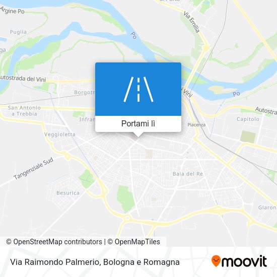 Mappa Via Raimondo Palmerio