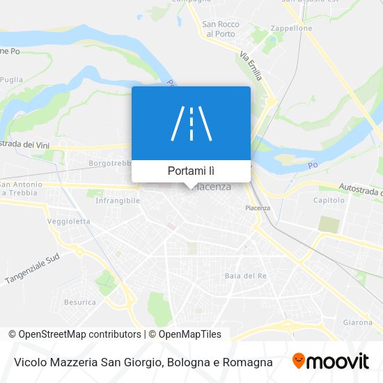 Mappa Vicolo Mazzeria San Giorgio