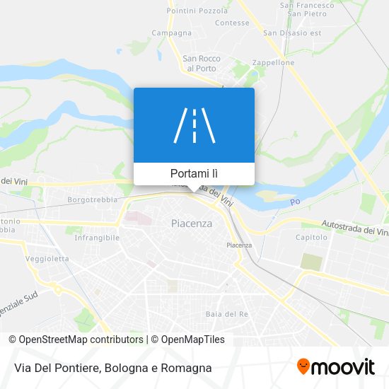 Mappa Via Del Pontiere