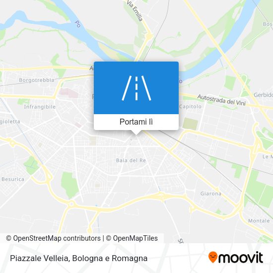 Mappa Piazzale Velleia