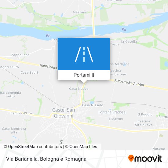 Mappa Via Barianella