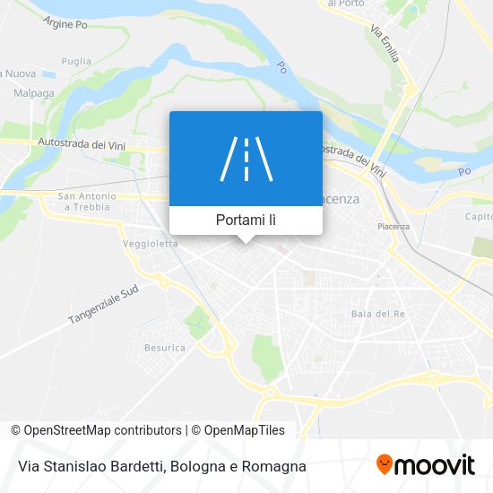 Mappa Via Stanislao Bardetti