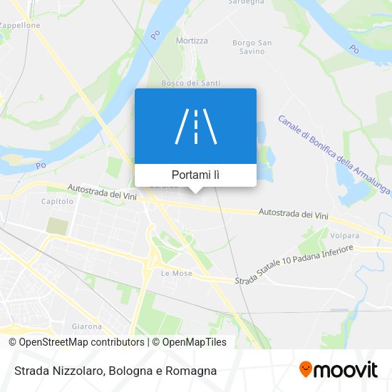 Mappa Strada Nizzolaro