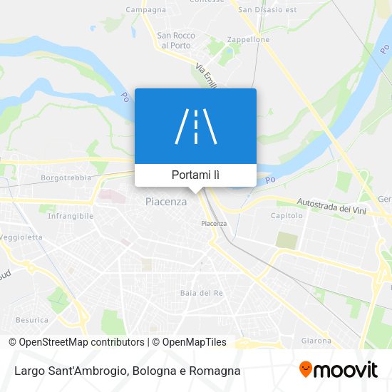 Mappa Largo Sant'Ambrogio