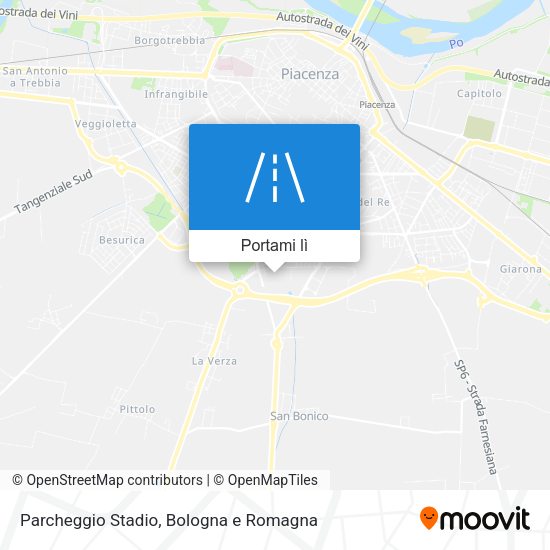 Mappa Parcheggio Stadio