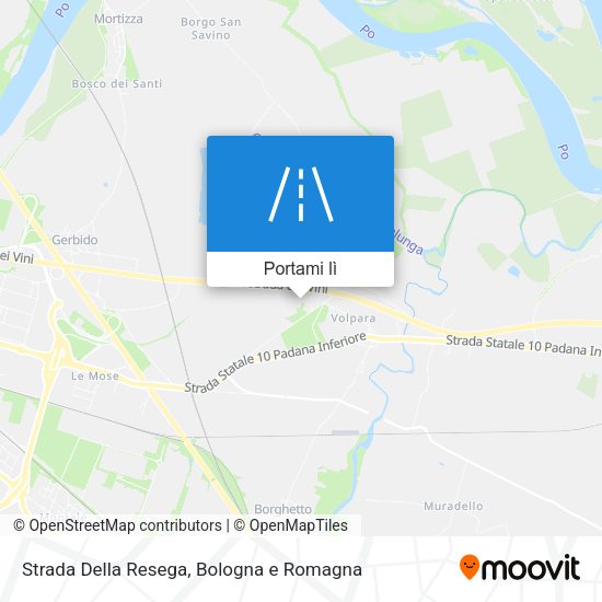 Mappa Strada Della Resega