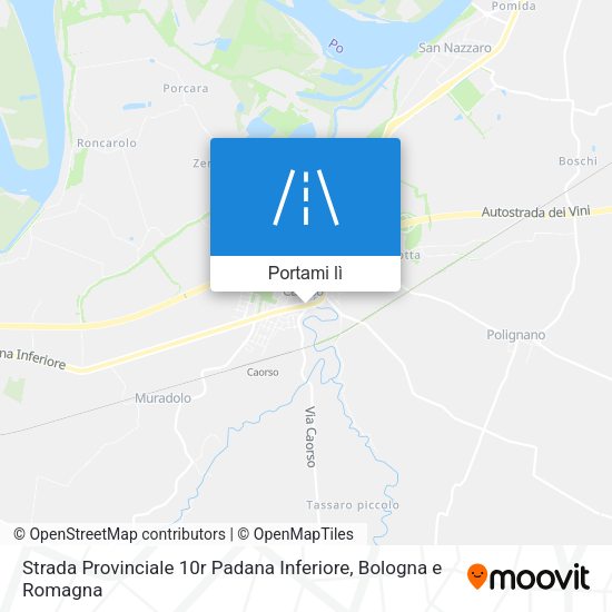 Mappa Strada Provinciale 10r Padana Inferiore