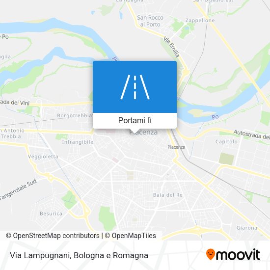 Mappa Via Lampugnani