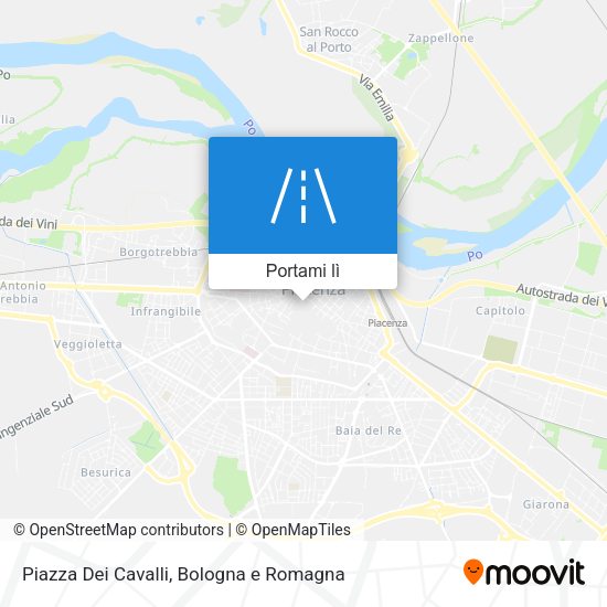 Mappa Piazza Dei Cavalli