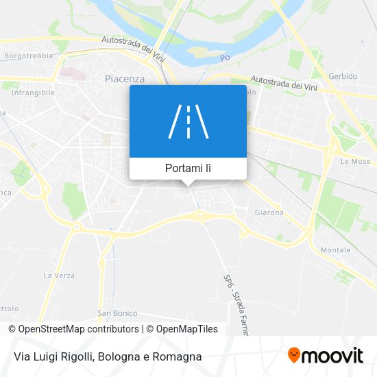 Mappa Via Luigi Rigolli