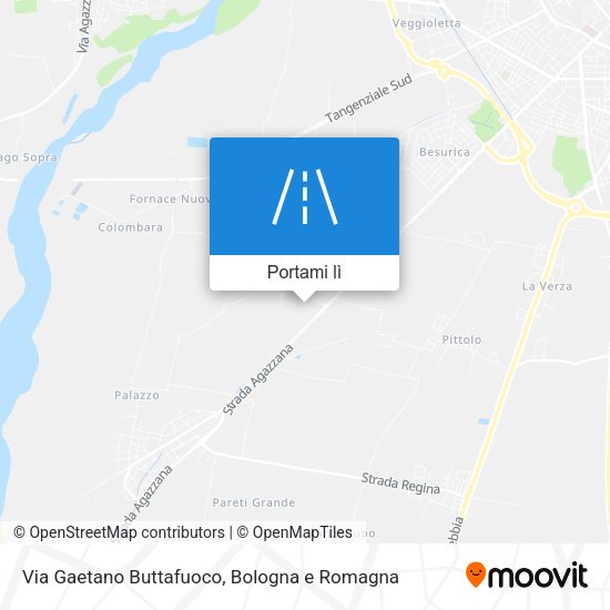 Mappa Via Gaetano Buttafuoco