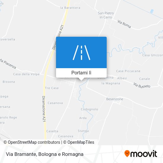 Mappa Via Bramante
