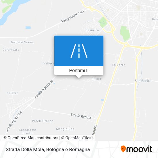 Mappa Strada Della Mola