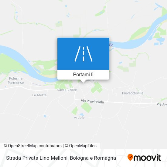 Mappa Strada Privata Lino Melloni