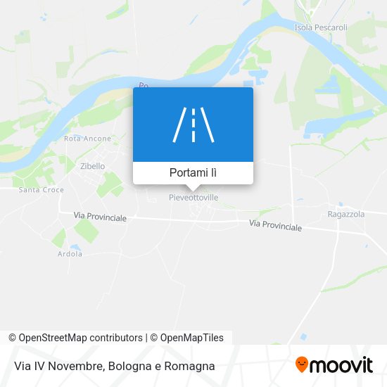 Mappa Via IV Novembre