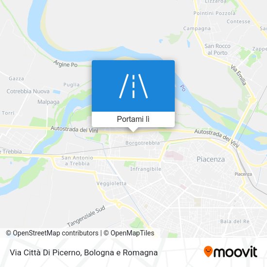 Mappa Via Città Di Picerno