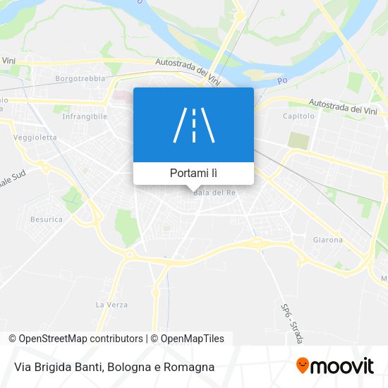 Mappa Via Brigida Banti