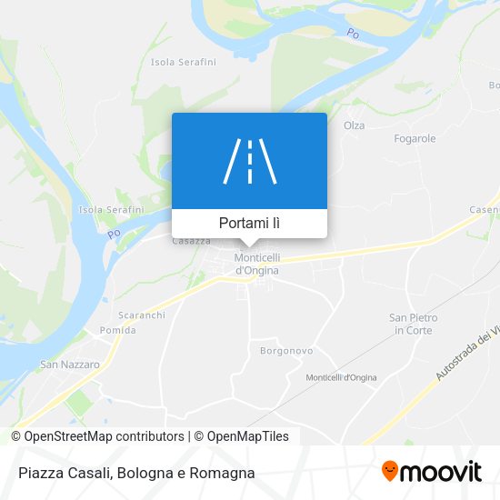 Mappa Piazza Casali