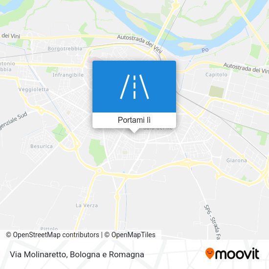 Mappa Via Molinaretto