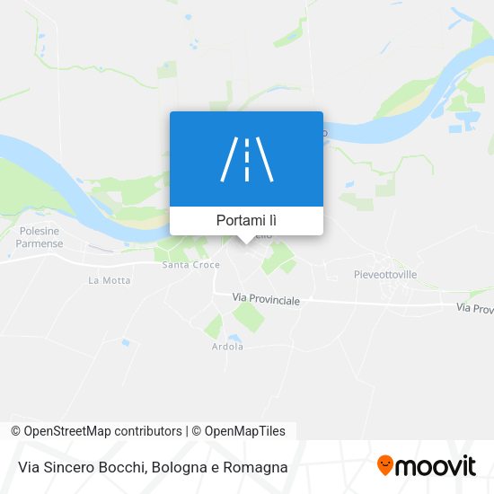 Mappa Via Sincero Bocchi