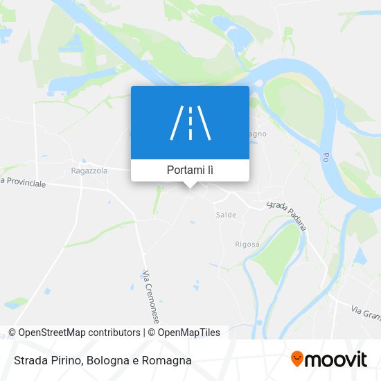Mappa Strada Pirino