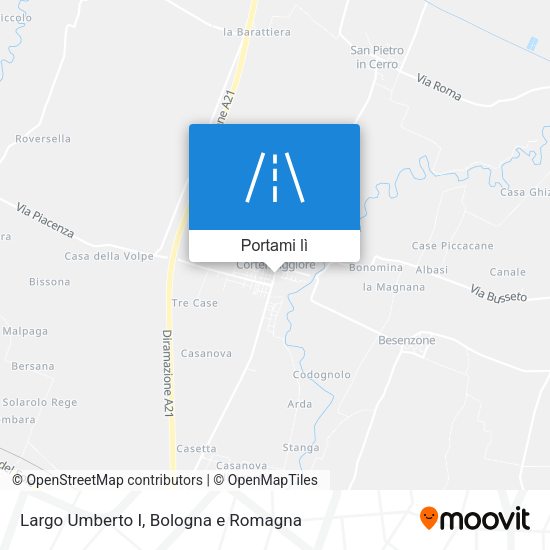 Mappa Largo Umberto I