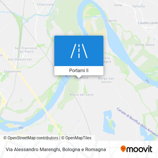 Mappa Via Alessandro Marenghi