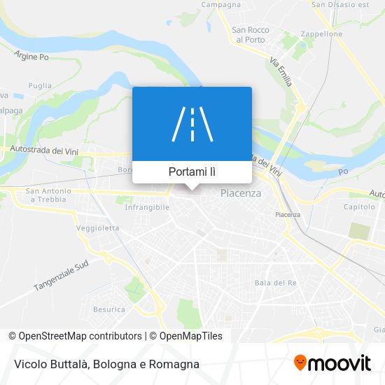 Mappa Vicolo Buttalà
