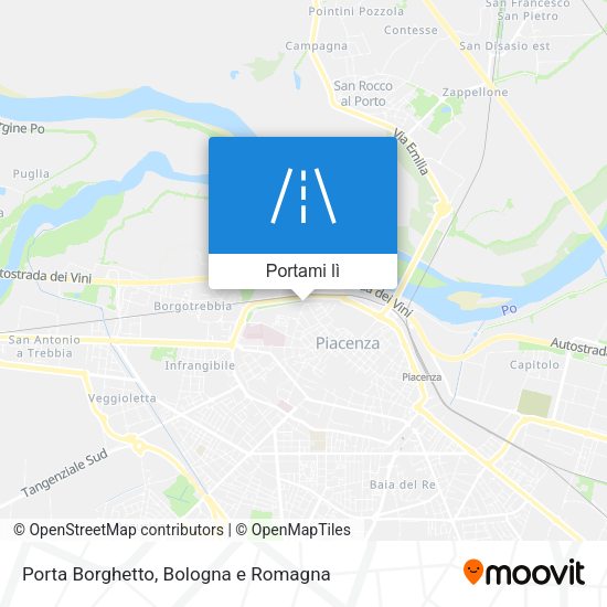 Mappa Porta Borghetto