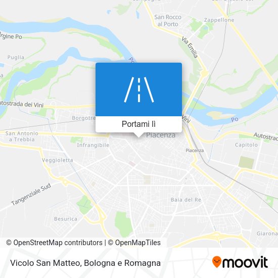 Mappa Vicolo San Matteo