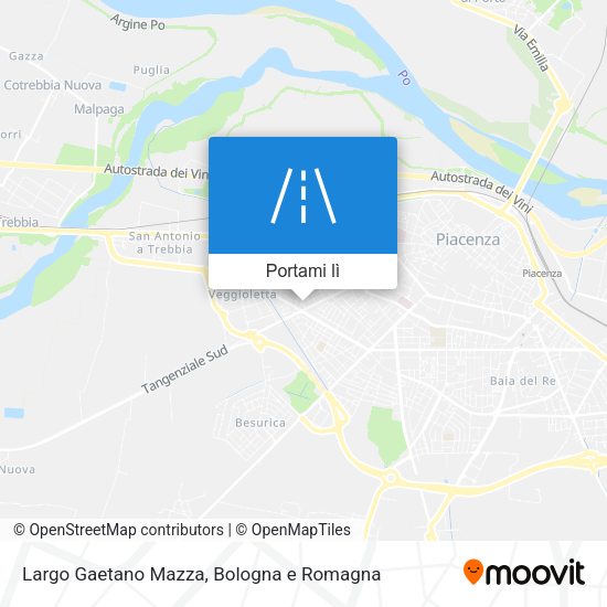 Mappa Largo Gaetano Mazza