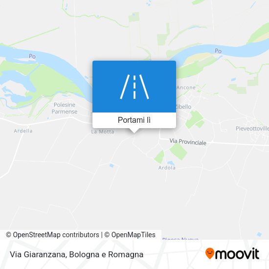 Mappa Via Giaranzana