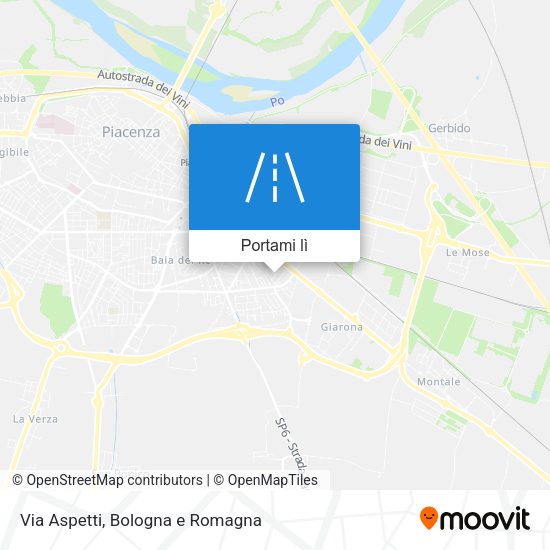 Mappa Via Aspetti