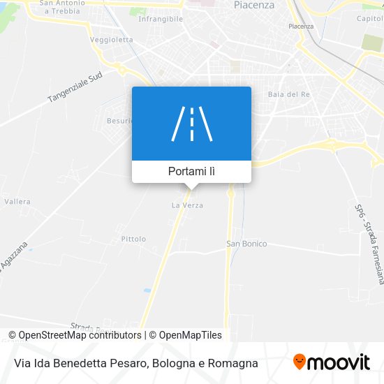 Mappa Via Ida Benedetta Pesaro