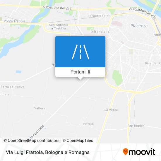 Mappa Via Luigi Frattola