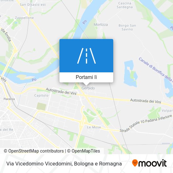 Mappa Via Vicedomino Vicedomini