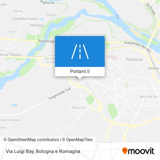 Mappa Via Luigi Bay