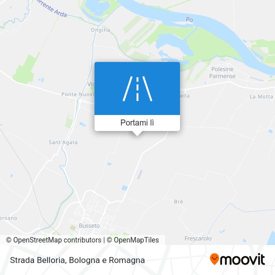 Mappa Strada Belloria