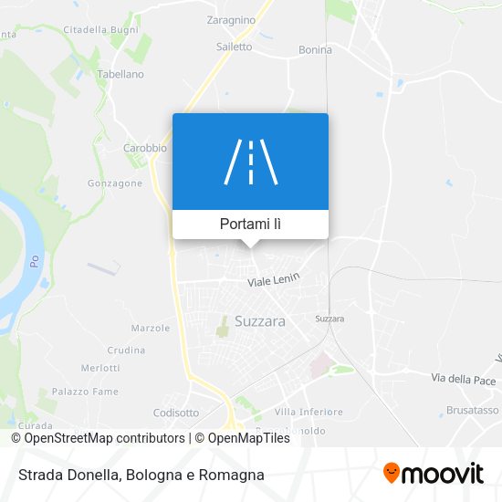 Mappa Strada Donella