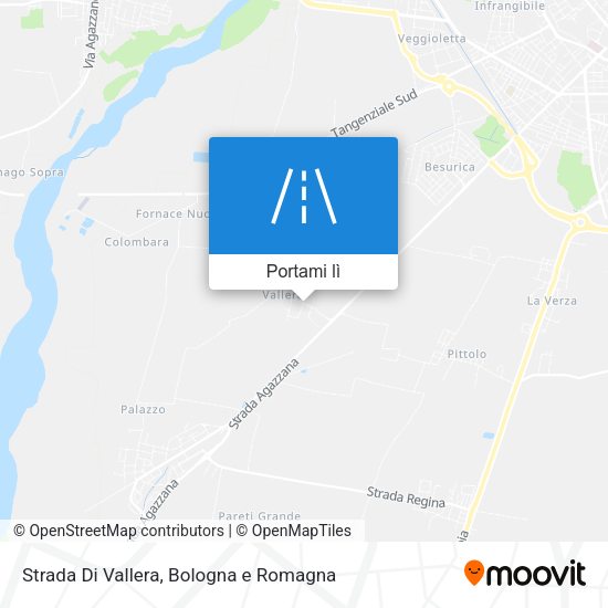 Mappa Strada Di Vallera