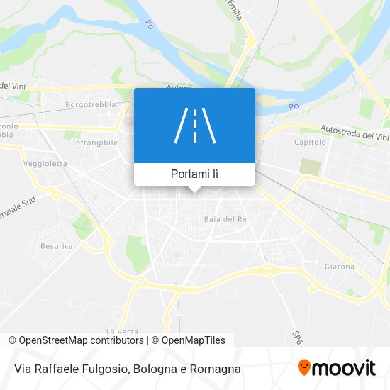 Mappa Via Raffaele Fulgosio