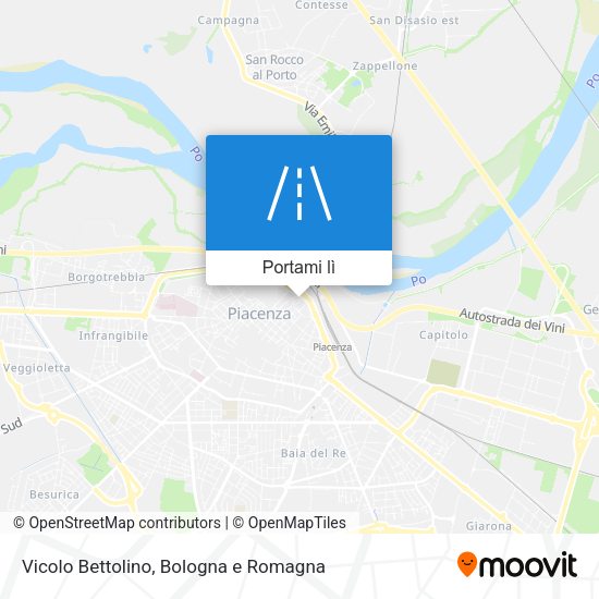 Mappa Vicolo Bettolino