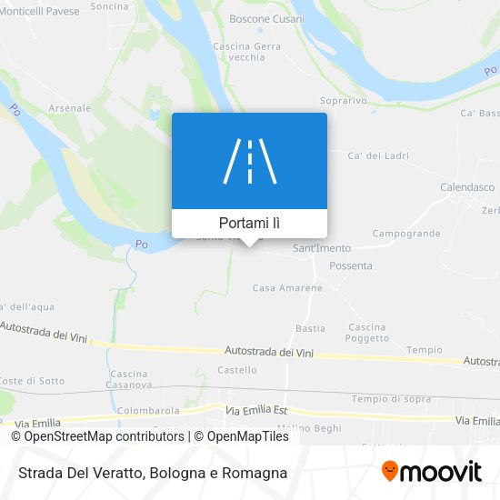 Mappa Strada Del Veratto