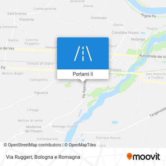 Mappa Via Ruggeri