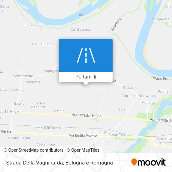 Mappa Strada Della Vaghinarda