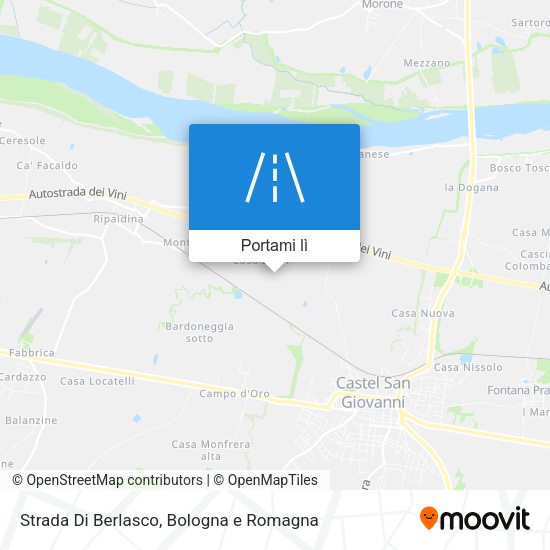 Mappa Strada Di Berlasco