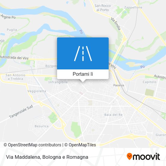 Mappa Via Maddalena