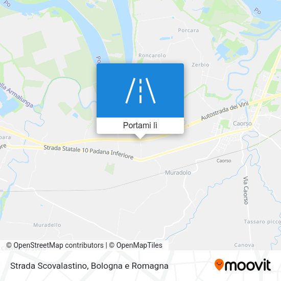 Mappa Strada Scovalastino