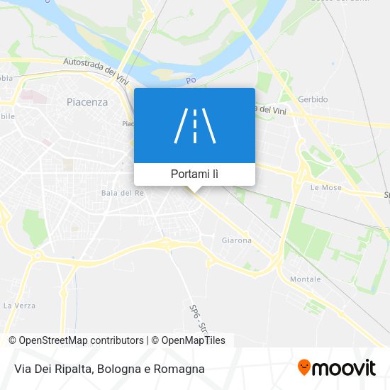 Mappa Via Dei Ripalta