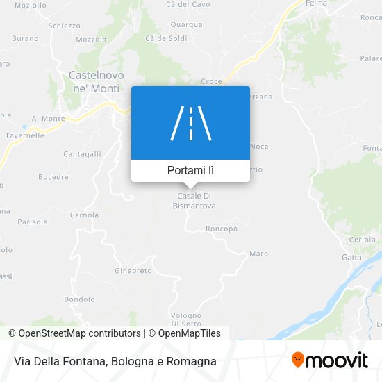 Mappa Via Della Fontana